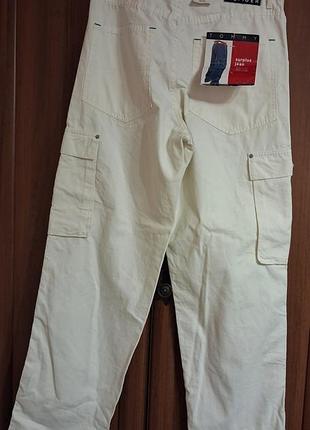 Джинси чоловічі tommy hilfiger карго білі 33*34