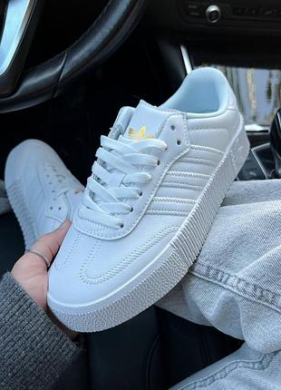 Adidas samba white premium
