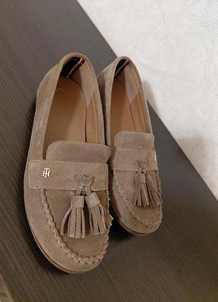 Лофери замшеві tommy hilfiger