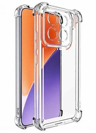 Чехол fiji proof для xiaomi 15 прозрачный бампер с усиленными бортами transparent
