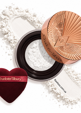 Charlotte tilbury airbrush flawless blur loose powder blur filter translucent 15g пудра