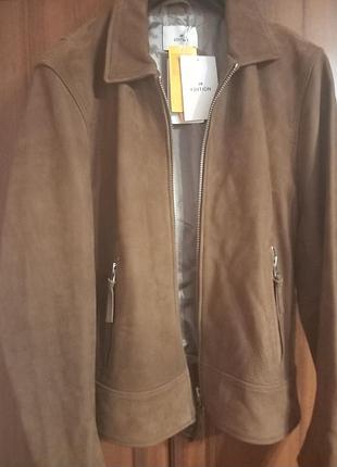 Куртка чоловіча h&m замшева коричнева розмір l (eu 52)