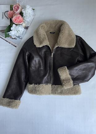 Дублянка-шубка від river island на 2 сторони