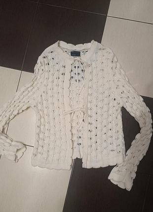 Кардиган кофта ажурний 2