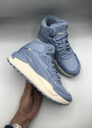 Ботинки теплые кроссовки puma x-ray speed mid wtr l (388574 05) оригинал 38.5