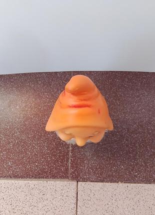 Винтажная резиновая игрушка «гном» 5