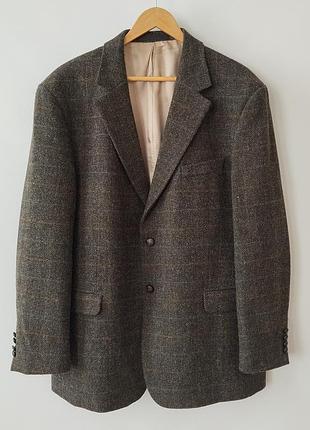 Чоловічий твідовий піджак marks&spencer/harris tweed