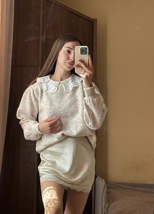 Светрик з мереживом 7