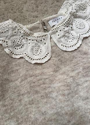 Светрик з мереживом 8