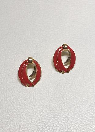 Винтажные серьги, клипсы. винтаж.