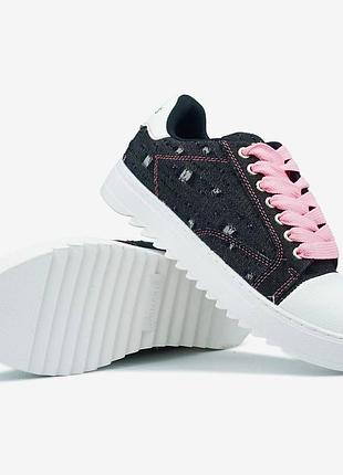 Numeris atelier denim pink laces
