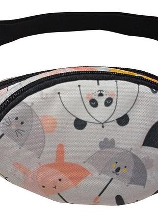 Сумка-бананка tiger rio print+ парасольки s219740