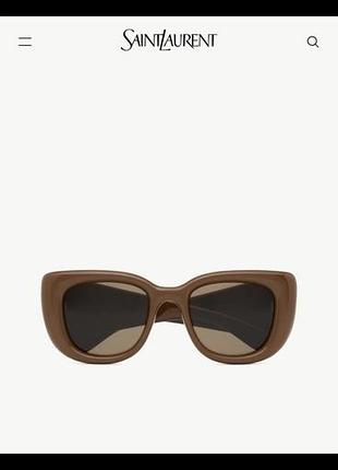 Окуляри saint laurent ysl коричневі 2