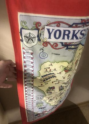 Из англии: полотенце кухонное “yorkshire”;красивое.74х45 см; эксклюзив: такое будет только у вас! (есть незначит,(решаемые) нюансы)