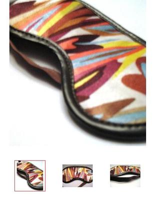 Бежева маска для сну в зигзаг missoni. 8
