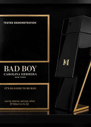 Чоловічий парфум carolina herrera bad boy (кароліна херрера бед бой) 100 мл