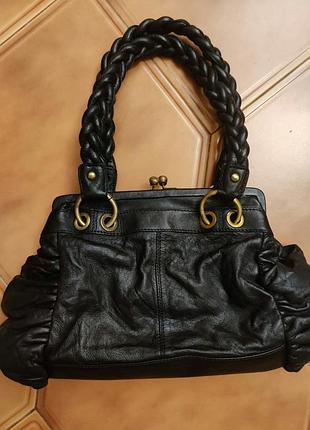 Сумка шкіряна betty jackson.black 2