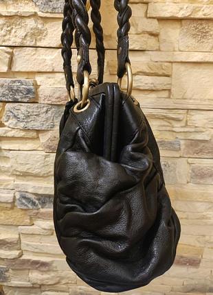 Сумка шкіряна betty jackson.black 3