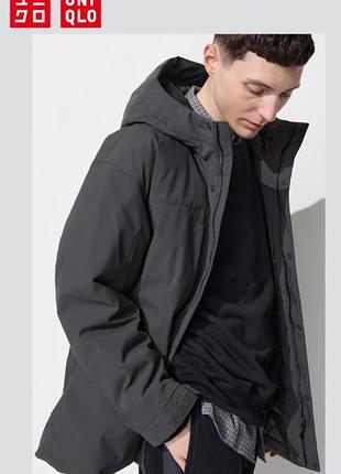 Пухова парка hybrid uniqlo