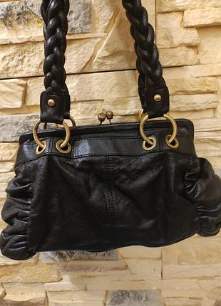 Сумка шкіряна betty jackson.black 5