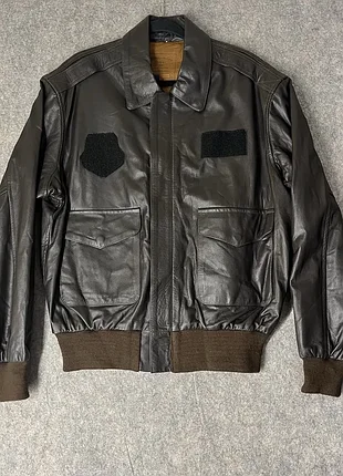 Куртка шкіра контракт а-2 made in usatype a-2 flyers jacket mens 44r