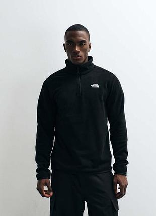 Оригінальна флісова кофта the north face 100 glacier 1/4 zip (розмір s)