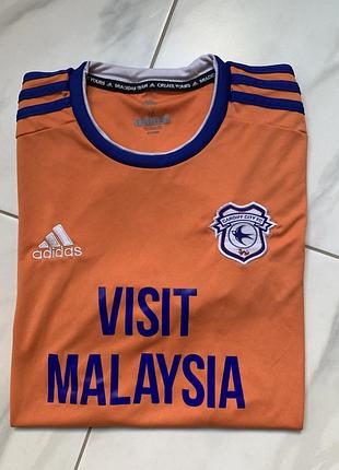 Оригінальна футбольна футболка adidas cardiff city fc (сезон 19/20) — розмір m