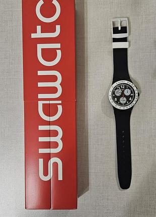 Годинник swatch nothing basic about black susb420
