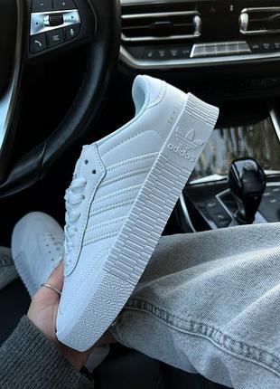 Adidas samba white premium 2