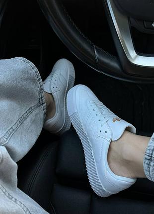 Adidas samba white premium 3