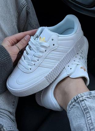 Adidas samba white premium 5