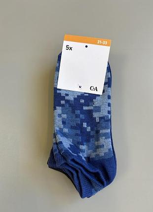 🧦 новые носки c&amp;a для мальчика – набор 5 пар 💙