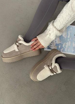 Жіночі кеди ugg зимові з натуральної замші