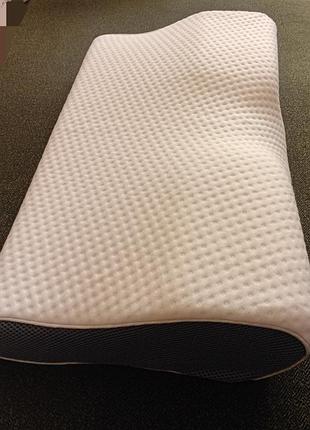 Ортопедическая подушка для сна 💤 эффект памяти memory foam 🌙 derila 60х34 см 🛌 анатомическая под шею