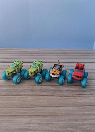Металлические машинки блеск и чудо машинки blaze &amp; the monster machines