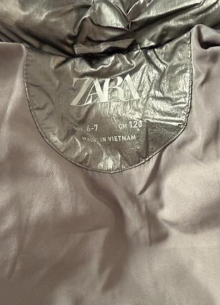 Дитяча куртка для дівчинки бренду zara 4