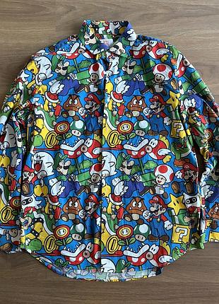 Oppo suits x super mario shirt y2k game style 2021 year
