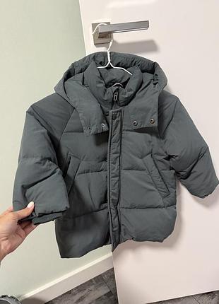 Zara пуховик дитячий, куртка зимова, 104