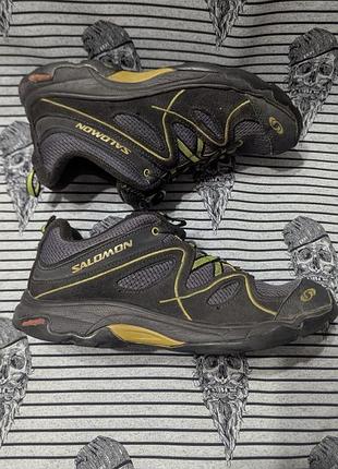 Треккинговые кроссовки salomon 382⁄3, стелька 24,5 см, quicklace, унисекс
