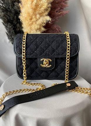 Сумочка chanel, чорна