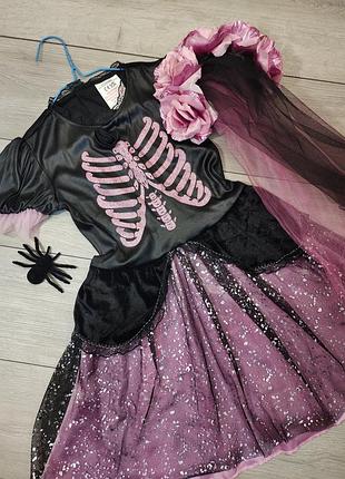 Плаття скелктик  наречена відьмочка хелловін halloween