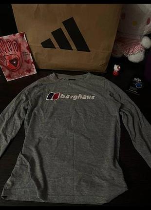 Кофта жіноча berghaus сіра з логотипом