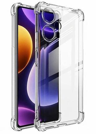 Чохол fiji proof для xiaomi poco f5 прозорий бампер з посиленими бортами transparent