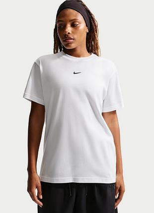 Жіноча бавовняна футболка nike sportswear classic women’s oversized t-shirt ih7601-100 розмір: s ( підійде на s-l )