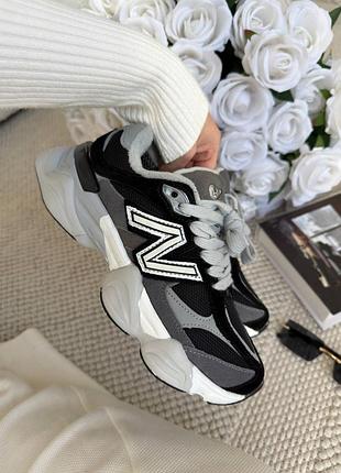 Кросівки new balance 9060 black grey white