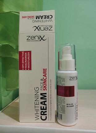 Крем для обличчя zenix whitening cream face & skincare відбілюючий 75 мл