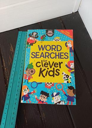 Книга головоломки wordsearches for clever kids изданий английский язык