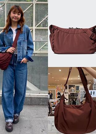 Сумка uniqlo puffy shoulder bag