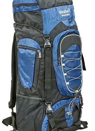 Рюкзак туристичний каркасний deuter 517-d 60+10л нижній вхід темно-синій r0517-d-db