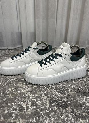 Шкіряні кросівки hogan. розмір 39,5-40